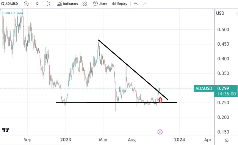 ADA/USD price forecast: bullish reversal as horizontal support holds